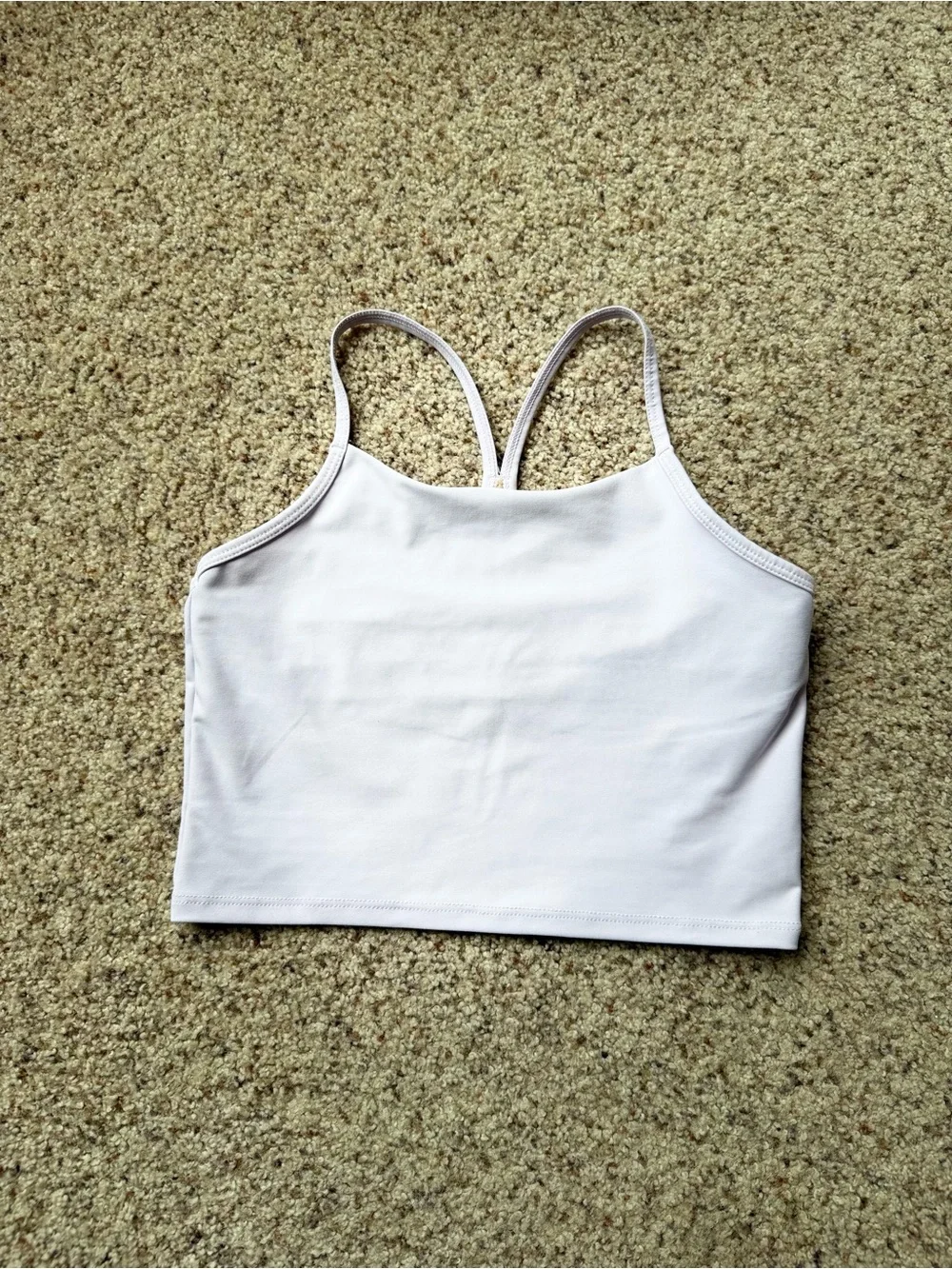 Old Navy Pale Pink Cropped Camisole with Double Straps